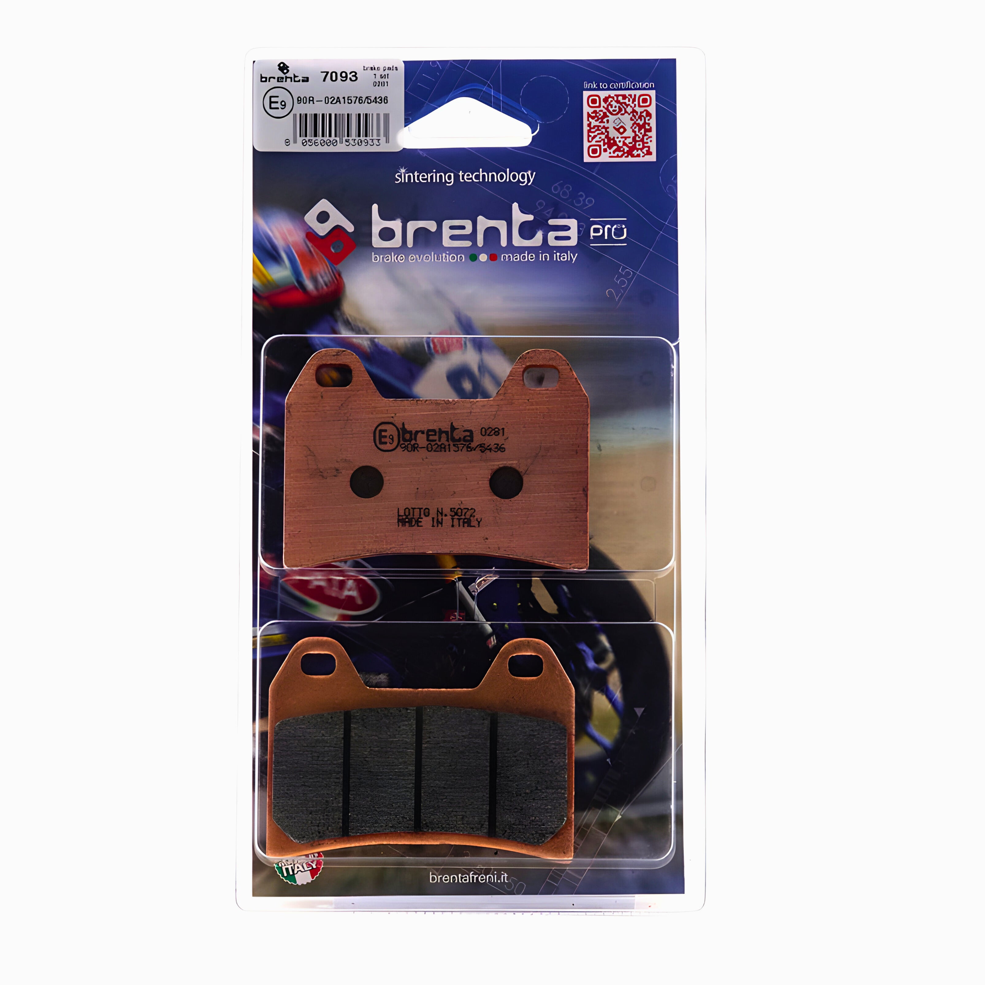 Pastilla de Freno – Sinterizada Pro – Ducati MultiStrada 1200 – BR7093 – Brenta