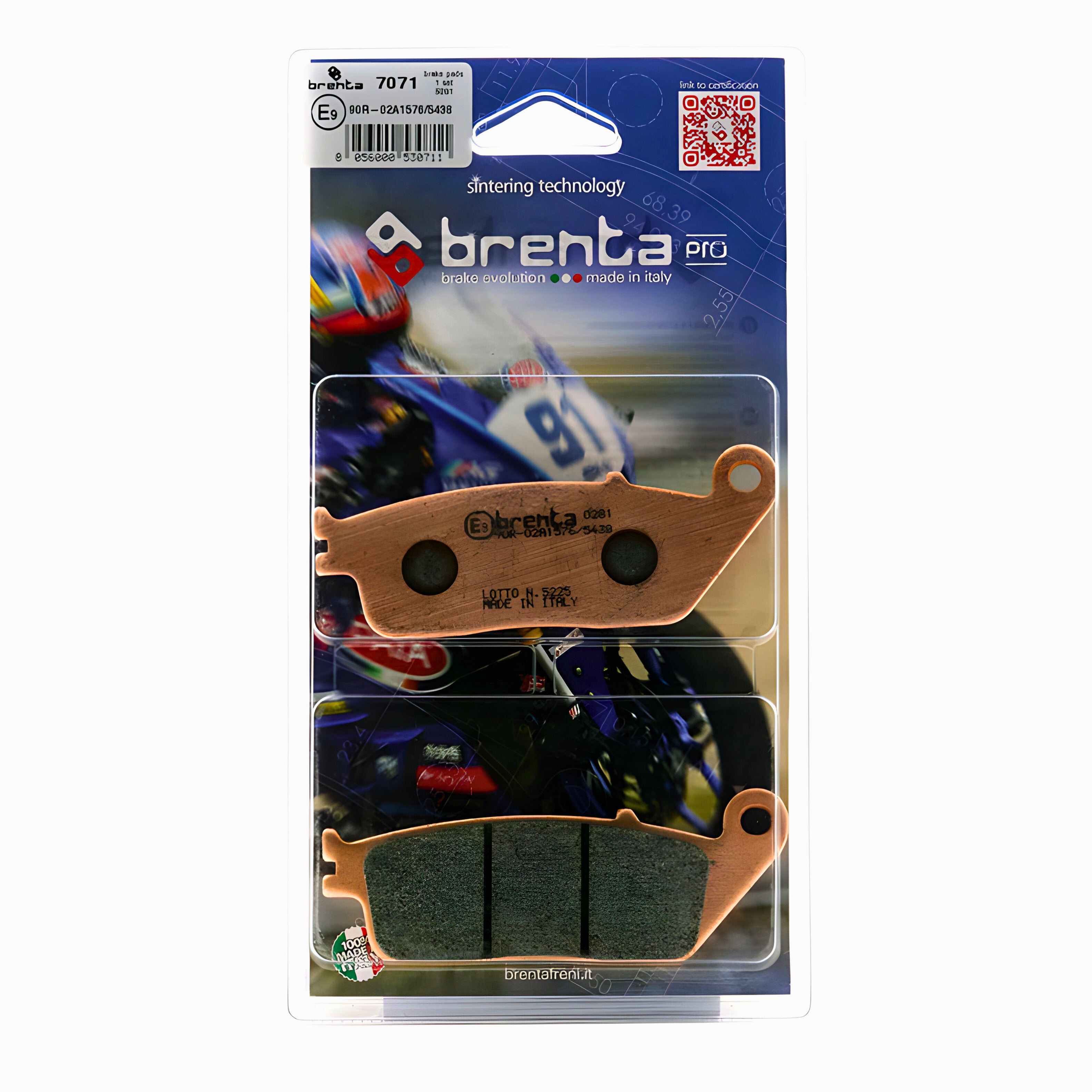 Pastilla de Freno – Sinterizada Pro – Honda NC750X – Del – BR7071 – Brenta