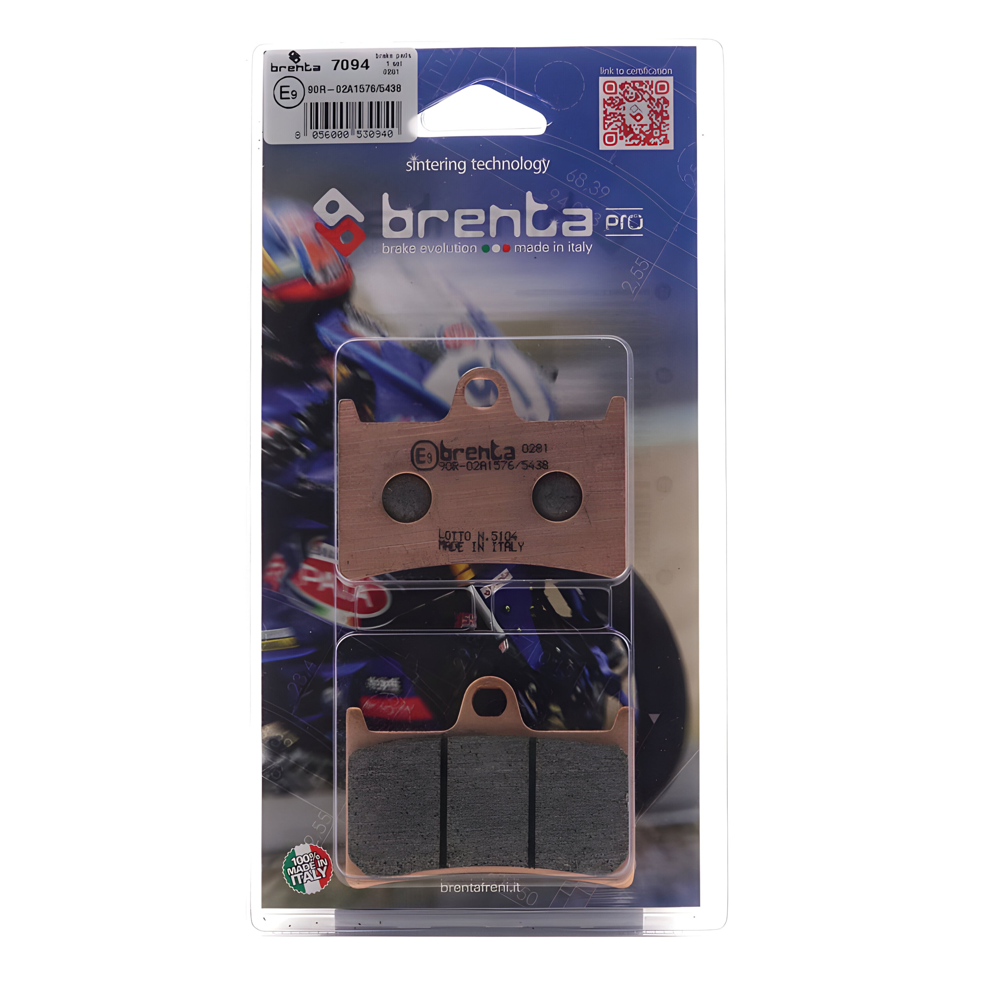 Pastilla de Freno – Sinterizada Pro – Yamaha Super Tenere 1200 – BR7094 – Brenta