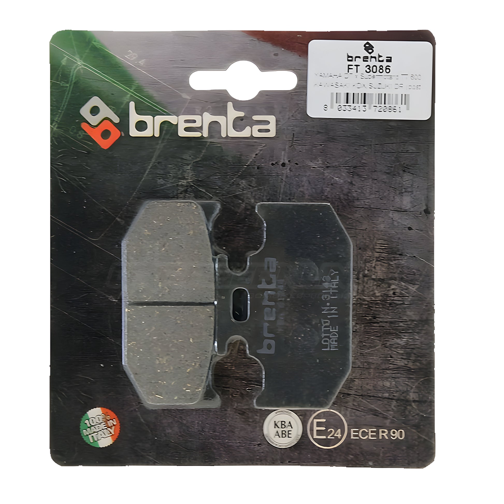 Pastilla de Freno – Yamaha Fz250 – Trasera – Organica – BR3086
