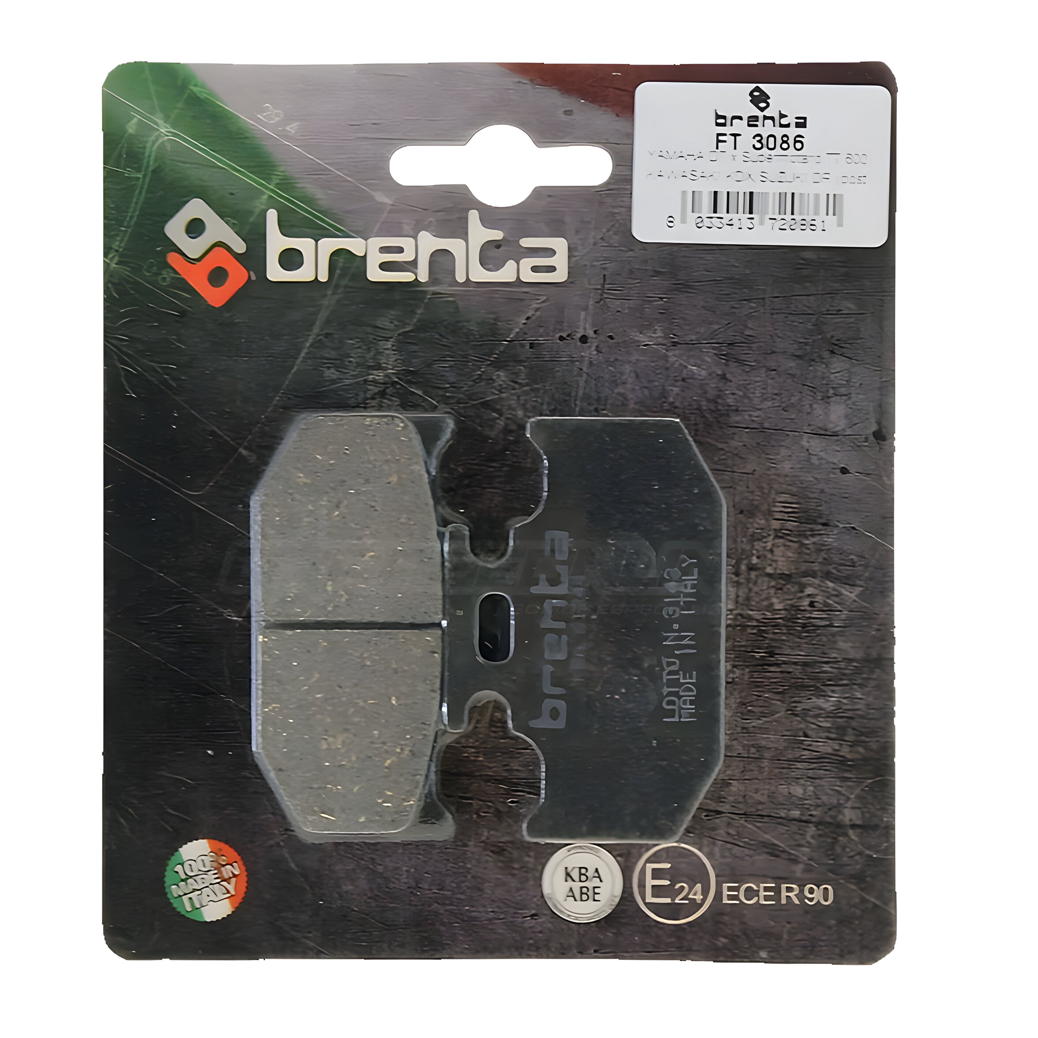 Pastilla de Freno – Yamaha Fz250 – Trasera – Organica – BR3086