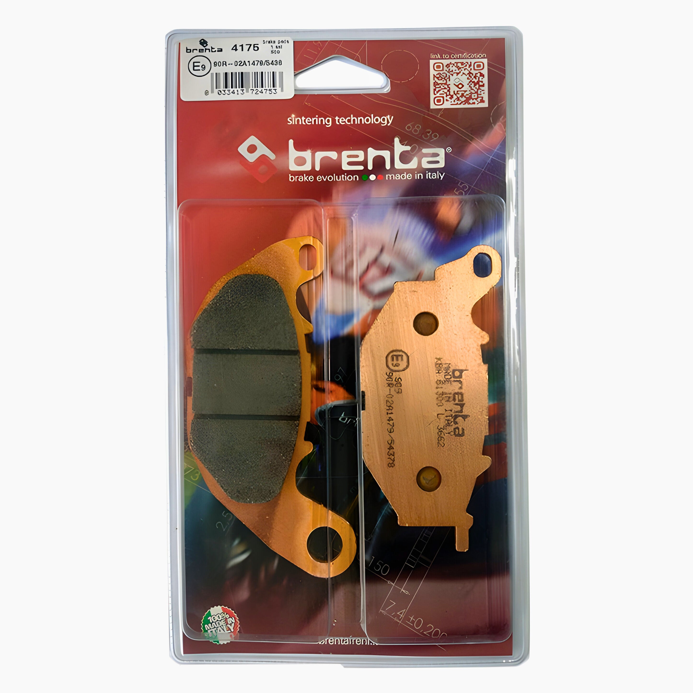 Pastilla de Freno – Yamaha R3 – Delantera – Sinterizada – BR4175
