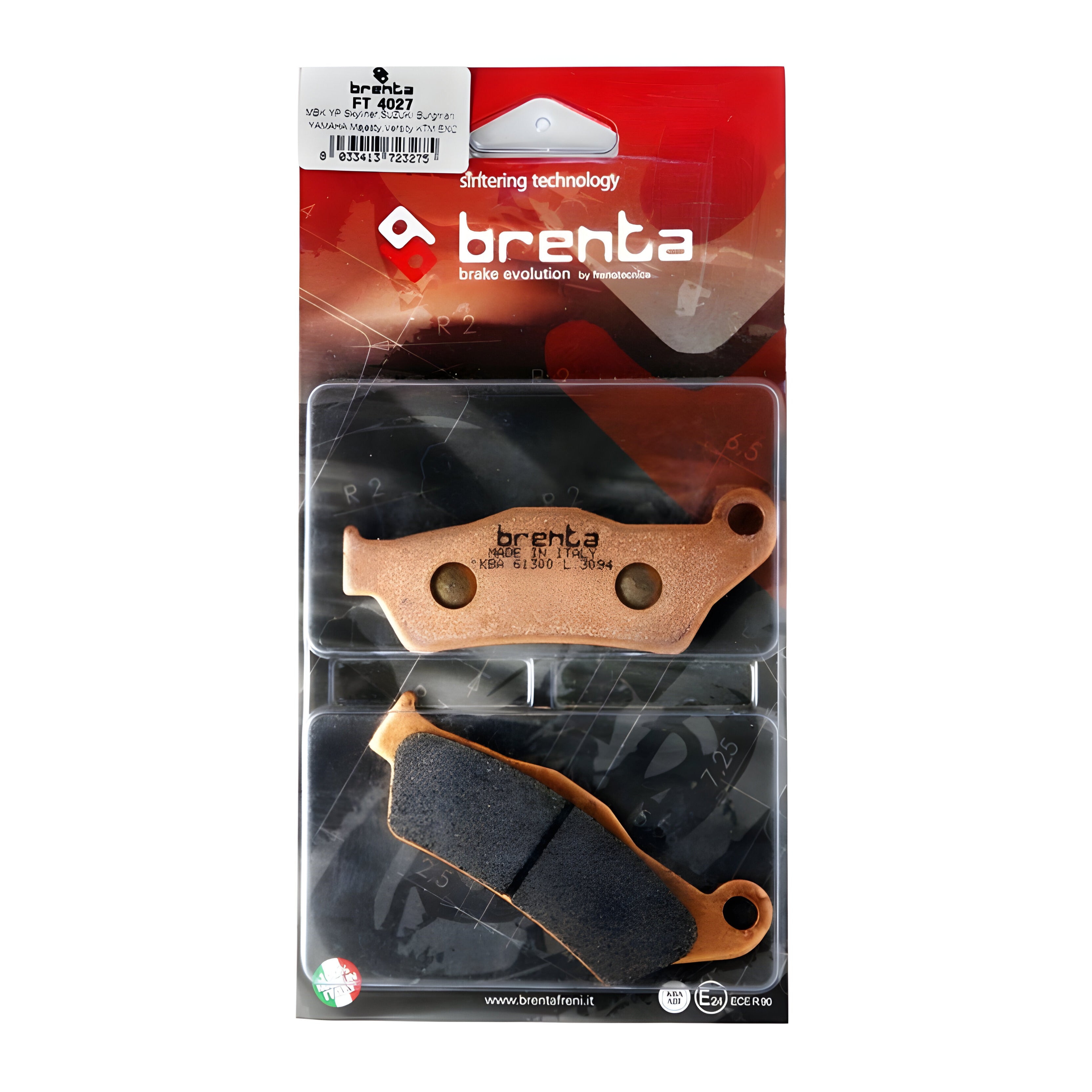 Pastilla de Freno – Yamaha XT660Z – Delantera – Sinterizada – BR4027