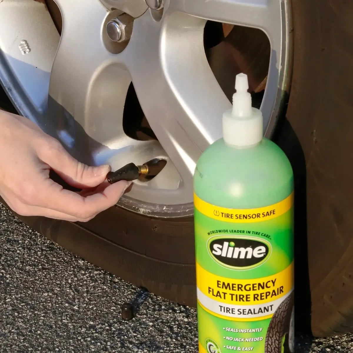 SELLADOR DE NEUMÁTICOS TUBELESS SLIME 16OZ/473ML