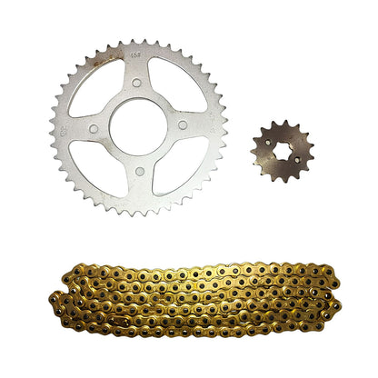 KIT DE TRANSMISION SEIPRO GIXXER 150 SF / DI SUZUKI 45D / 15D 428H C DORADA RACING - imagen adicional 3