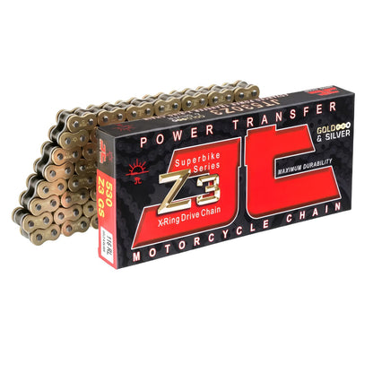 CADENA JT SPROCKETS Z3 530X124 X-RING DORADA PARA HAYABUSA R1 CBR1000RR - imagen 2