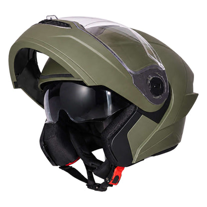 Casco Abatible Ignyte IGN-39 Battle Verde - Imagen 5
