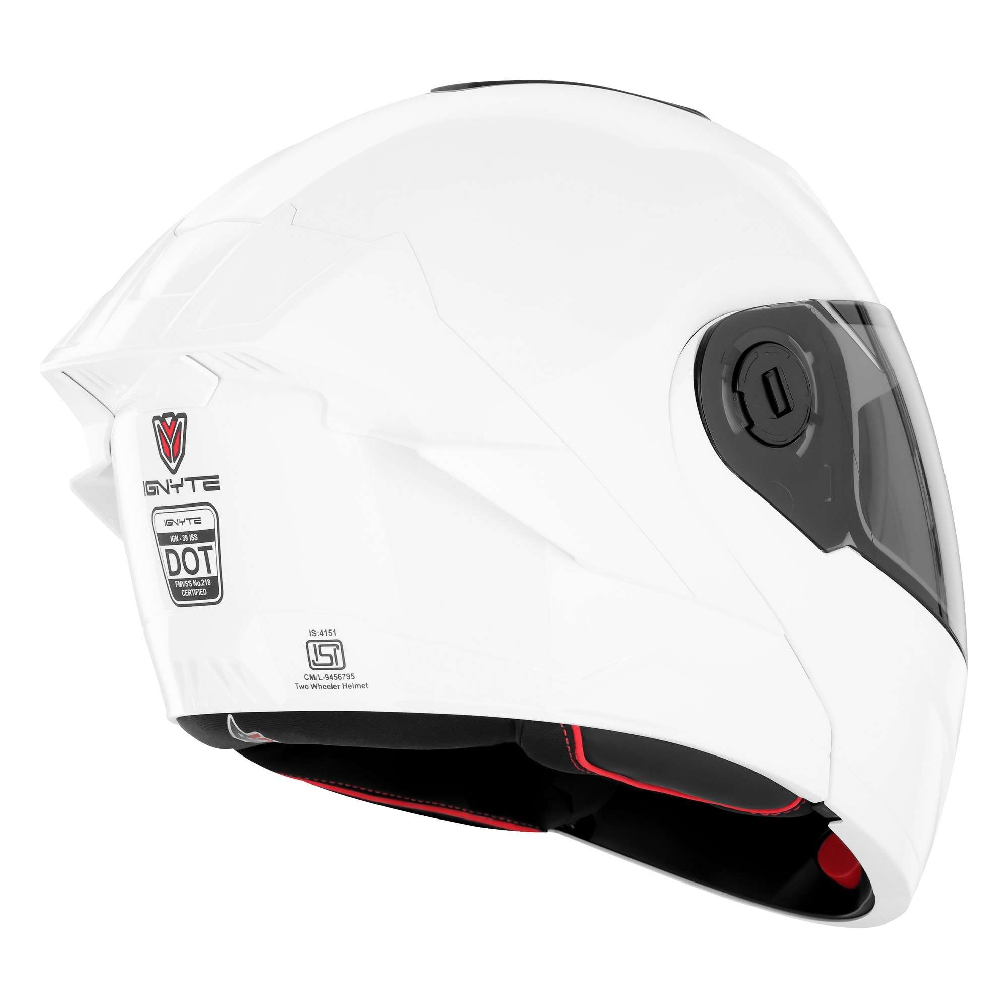 Casco Abatible Ignyte IGN-39 Blanco - Imagen 9