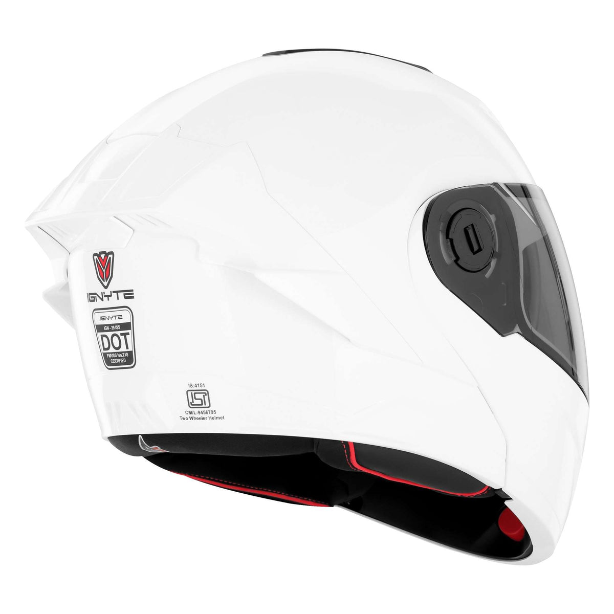 Casco Abatible Ignyte IGN-39 Blanco - Imagen 9