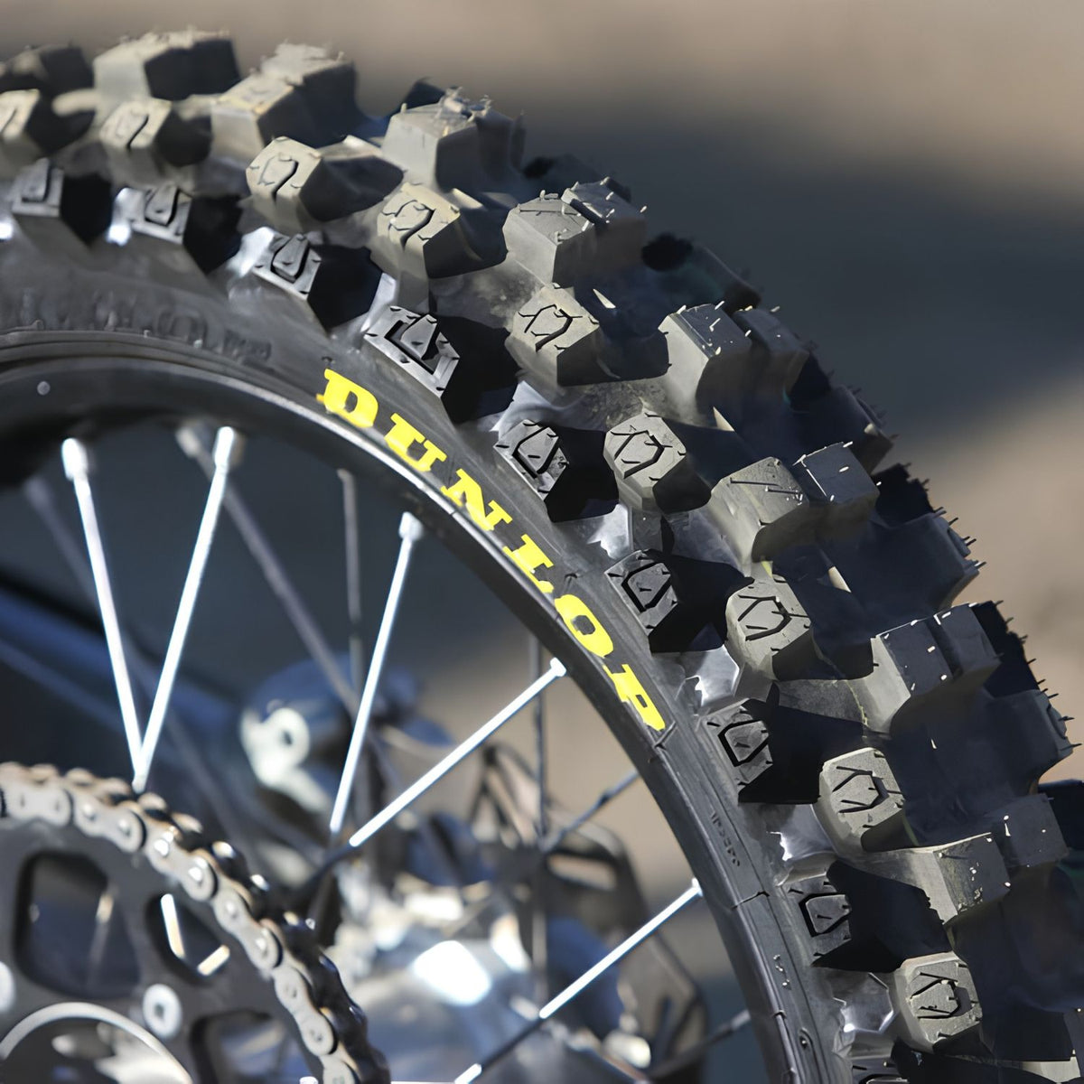 DUNLOP GEOMAX MX53 80/100-12 TT 41M - trasera - imagen 3