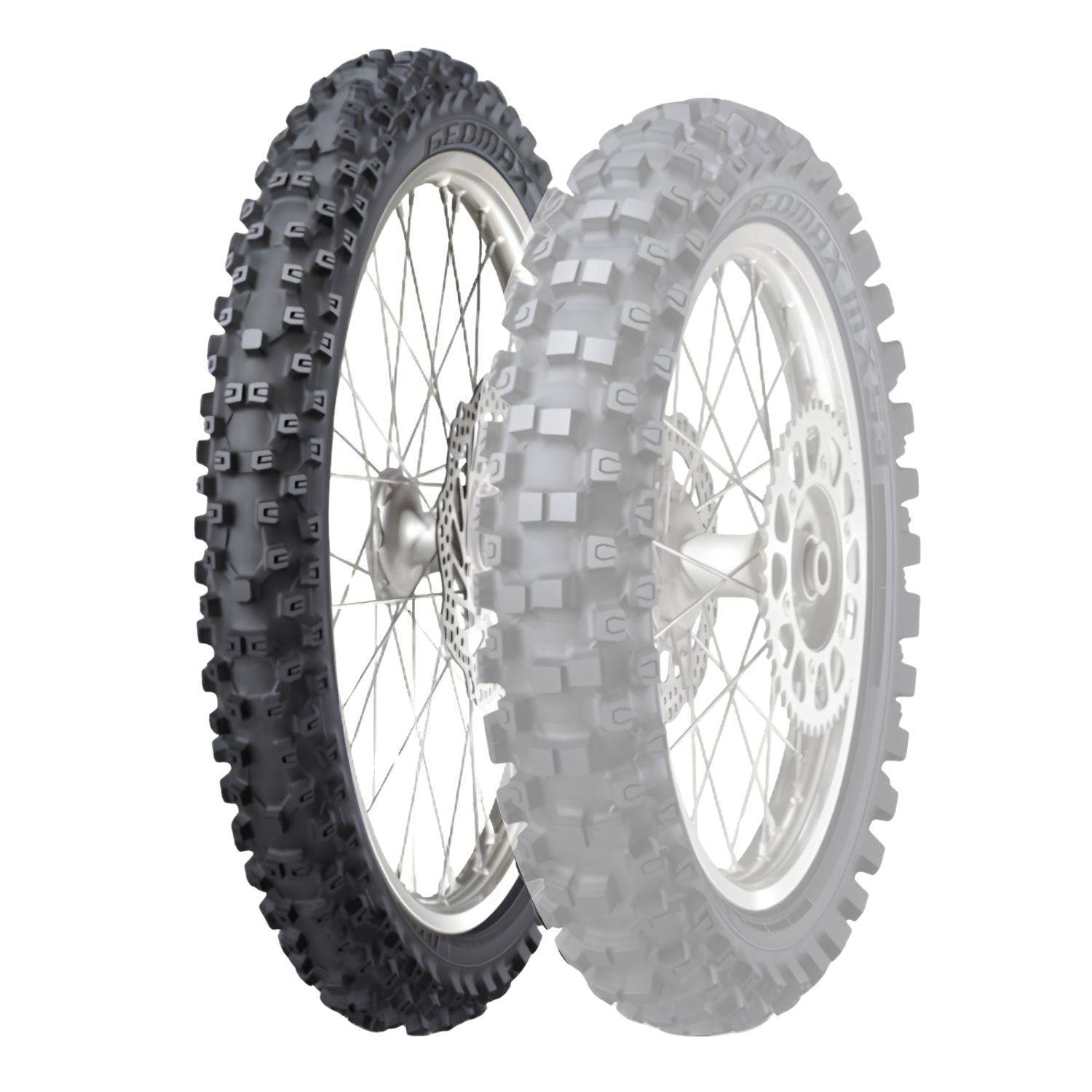 DUNLOP GEOMAX MX53 80/100-21 TT 51M - delantera - imagen 4