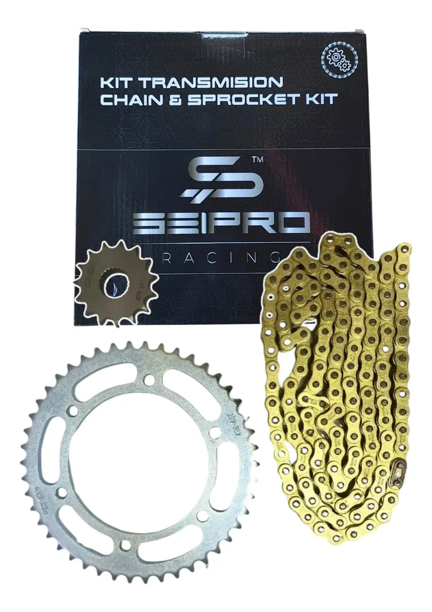 KIT DE TRANSMISION SEIPRO FZ 25 FAZER 250 46D 14D C DORADA