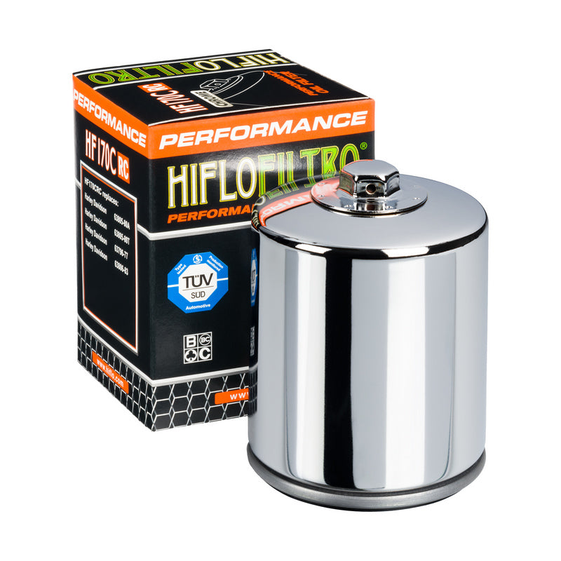 HIFLOFILTRO FILTRO DE ACEITE - HF170CRC - CROMADO - HD XL883 SPORTER