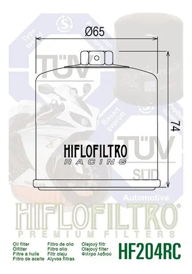 HIFLOFILTRO FILTRO DE ACEITE - HF204