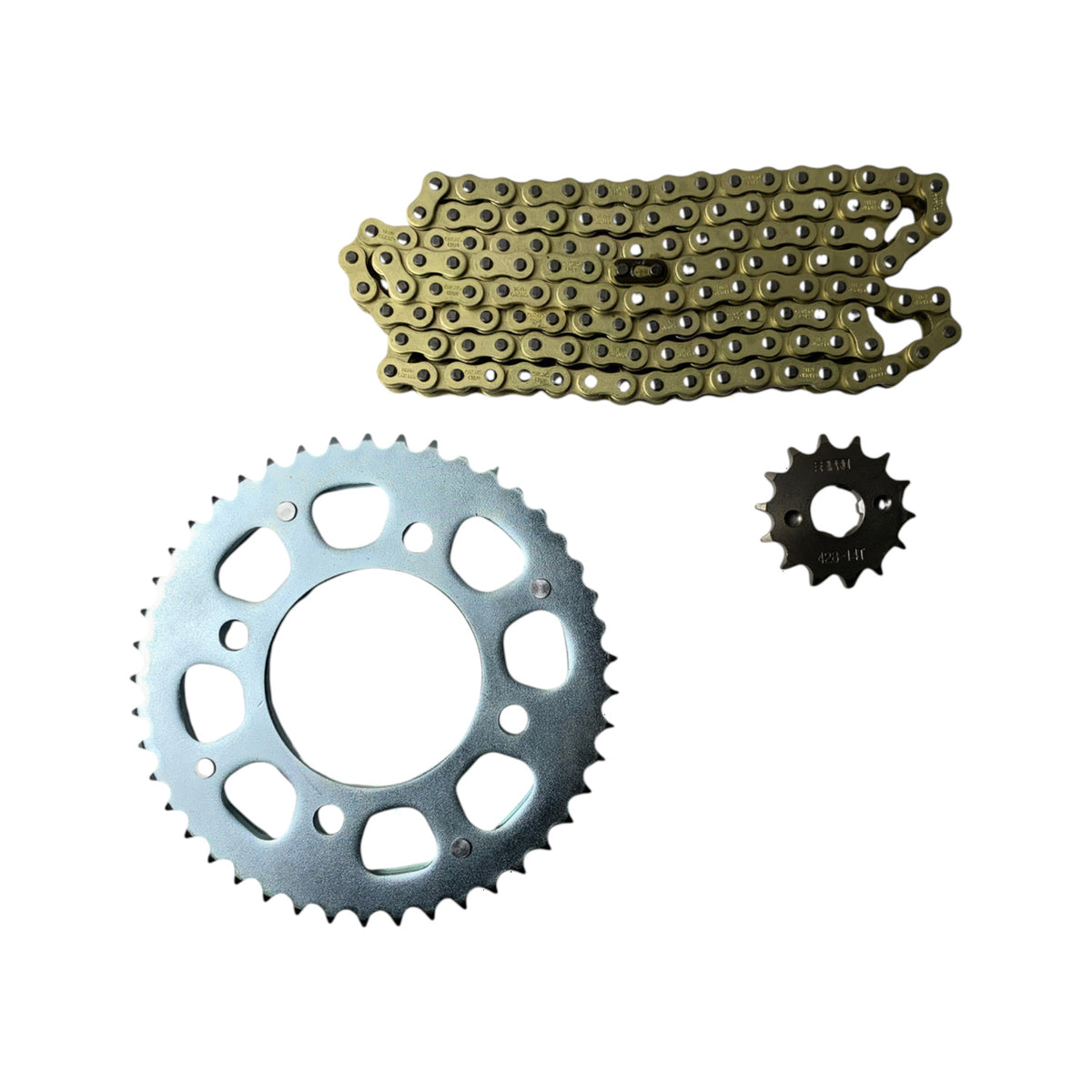 KIT DE TRANSMISION SEIPRO CB 190 R / NX 190 HONDA 45D /14D C DORADA RACING - imagen 4