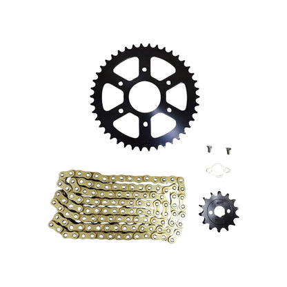 KIT DE TRANSMISION SEIPRO DUKE 200 KTM (6 HUECOS) ORING 42D / 14D RACING PREMIUM - imagen 1