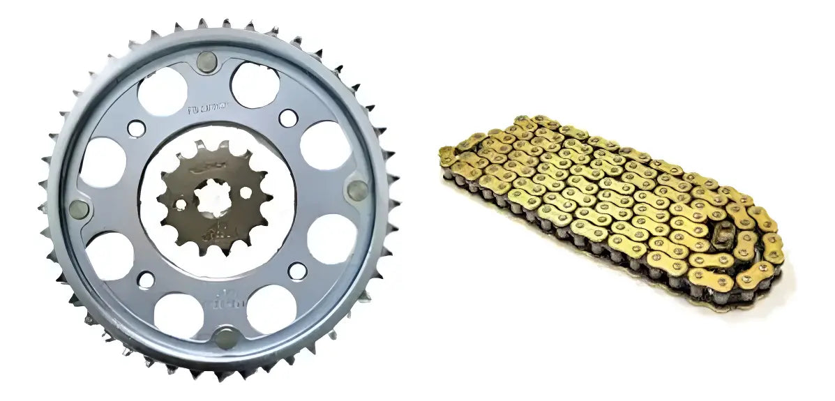 KIT DE TRANSMISION CB 190 R HONDA 45D/14D C DORADA SEIPRO RACING