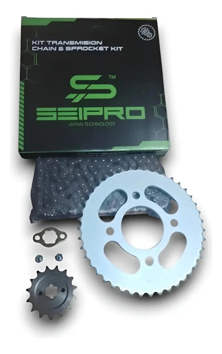KIT DE TRANSMISION SEIPRO NS 125/LS 135 PULSAR 43D/15D 428H