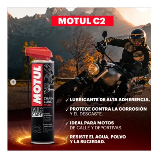 LUBRICANTE DE CADENA C2 MOTUL SPRAY